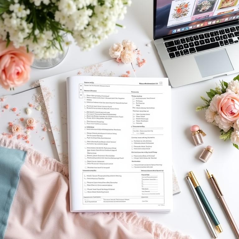{{Volledige wedding planning checklist en ontwerp}}